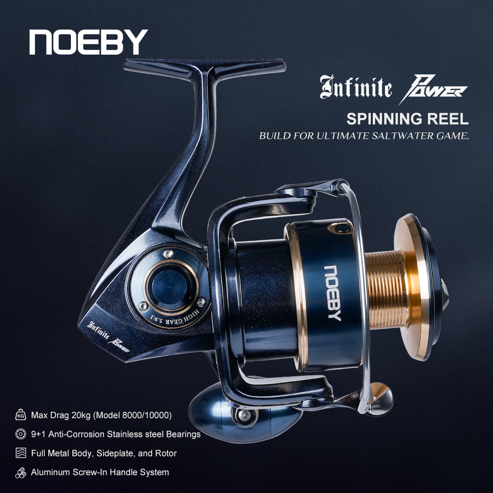 Abu Garcia Reel Max - بكرة صيد دوارة Noeby Infinite Power