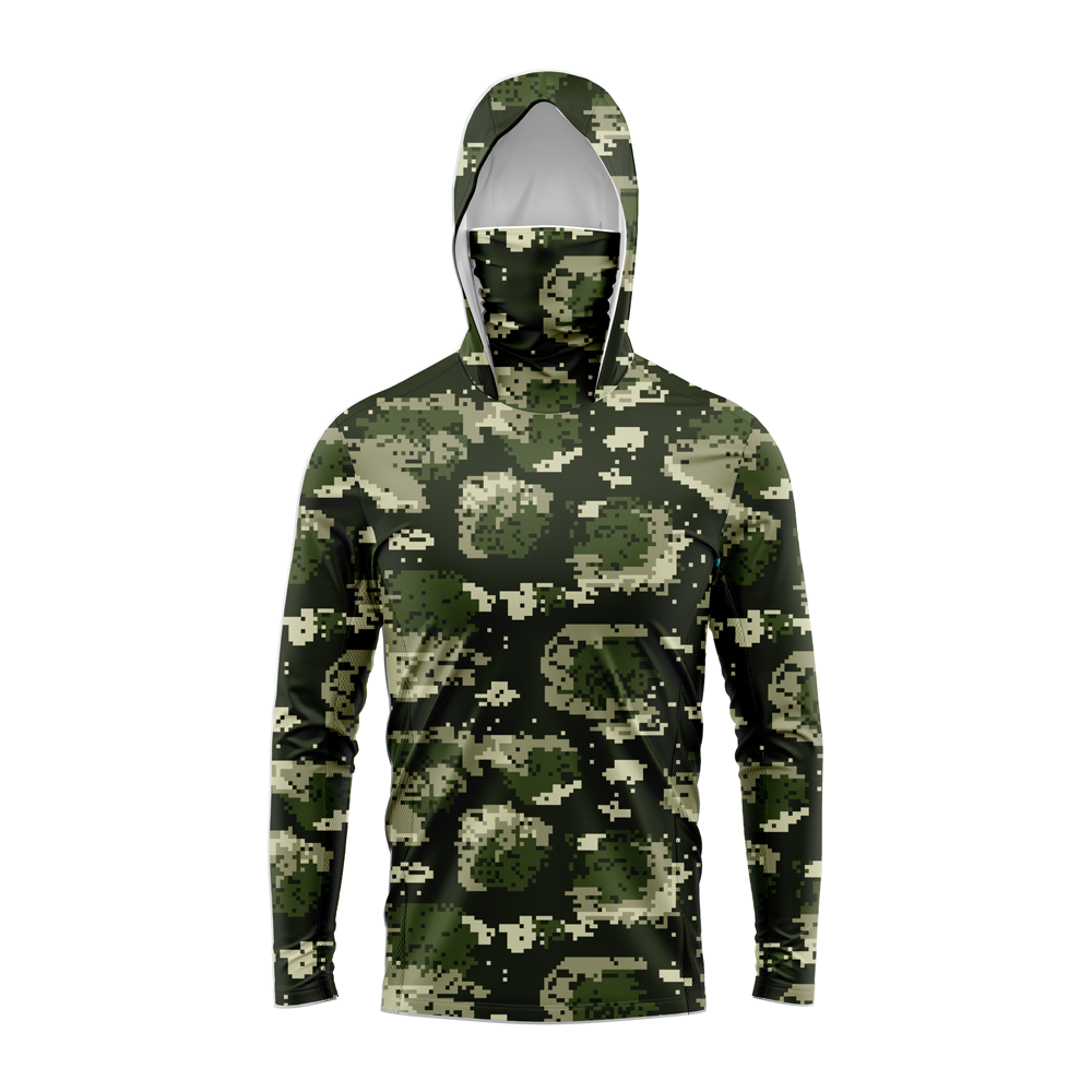 قميص صيد رجالي بغطاء للرأس بأك - مراجعة Fishing Shirt Uv Protection وسعره