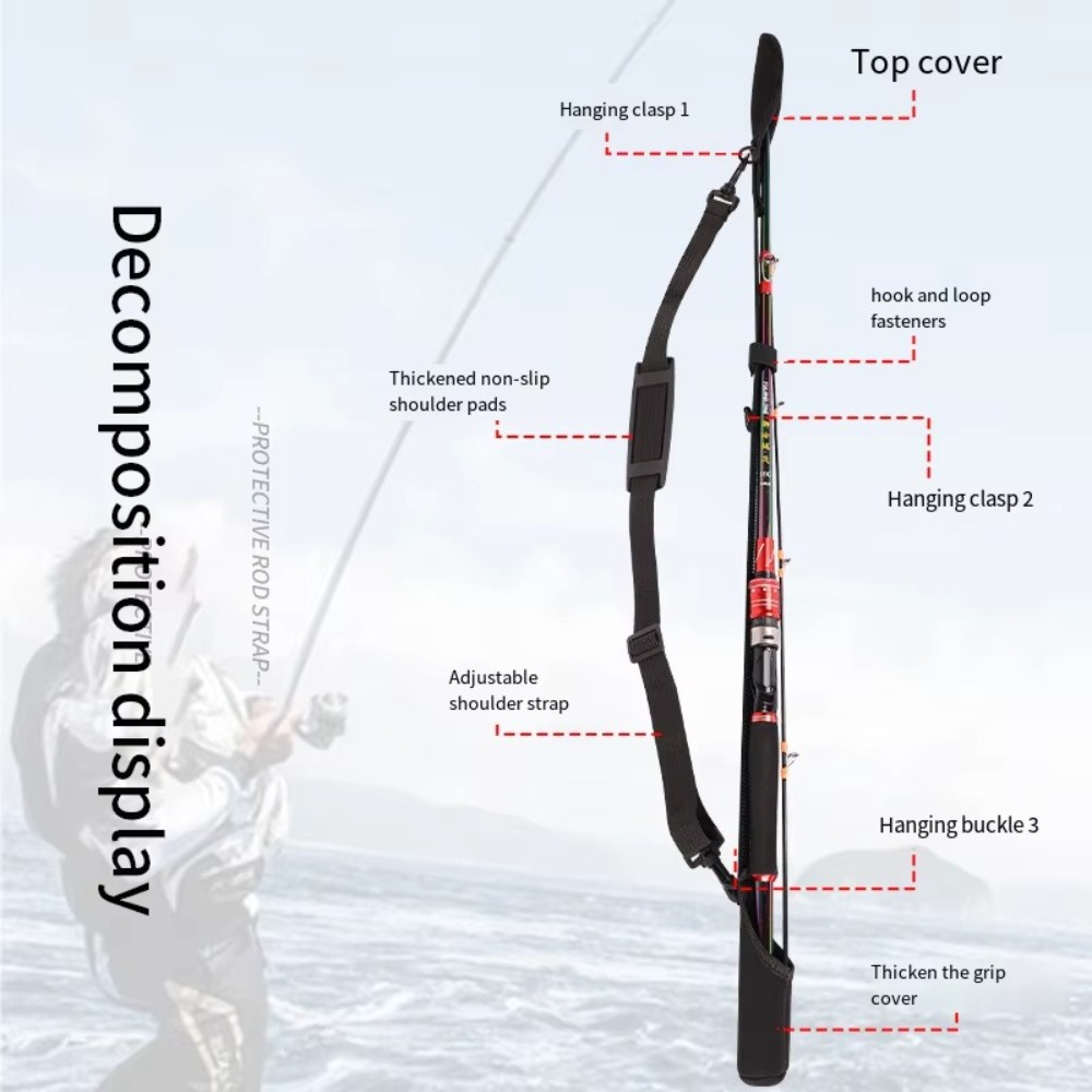 قابل للتعديل الصيد رود حقيبة ا - مراجعة Fishing Belt وسعره